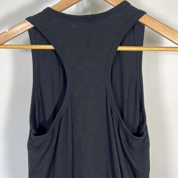 EVEREVE + SUNDRY Women’s Racerback Tee Shirt Dress Black Size 0/Extra Small - Picture 8 of 12